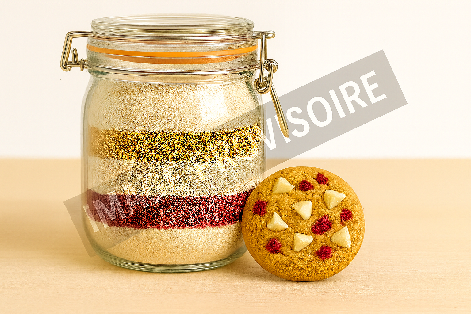 Bocal Maison Chocolat Blanc Framboise